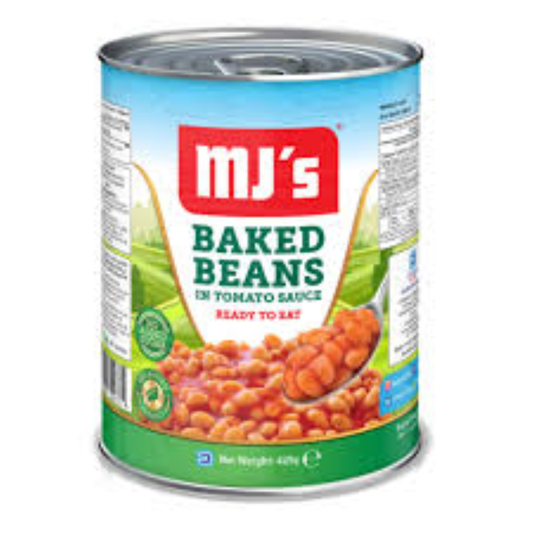 MJ CANNED BAKED BEANS 400G